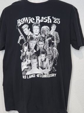 Gildan Black Bowie Bash '25 White Graphic Tee